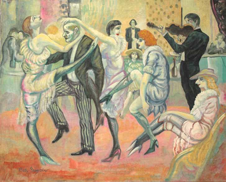 Boris GRIGORIEV — Dancers, 1914, 1914
