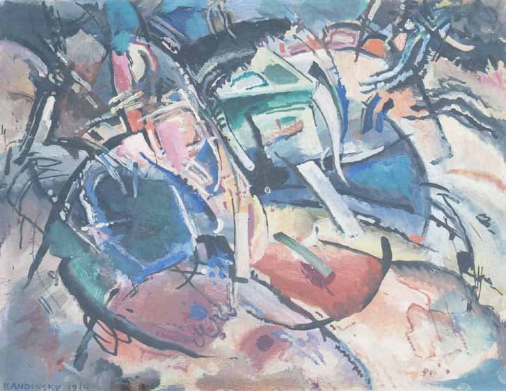 Vasily Kandinsky — Abstract Composition, 1914, 1914