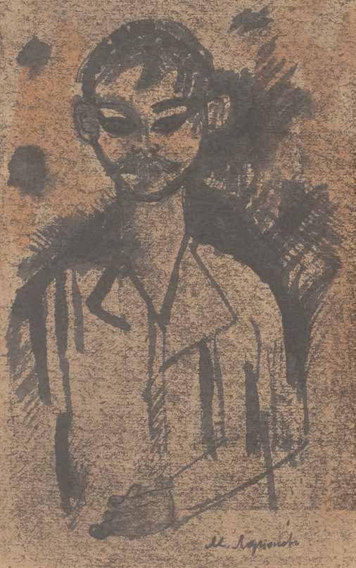 Mikhail LARIONOV — Young man, 1911, 1911