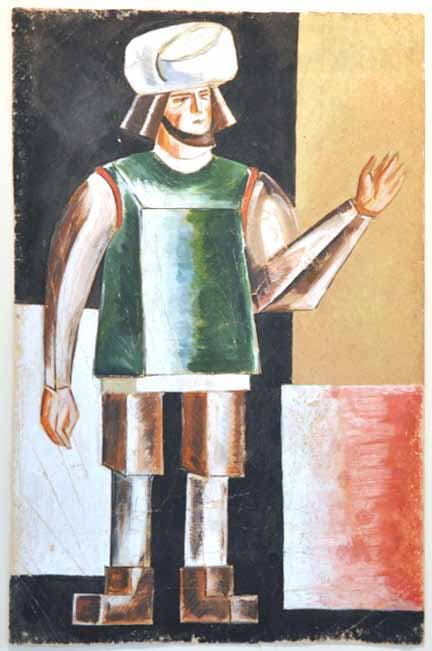 Alexander VESNIN — Costume sketch for “Annunciation”, 1920, 1920