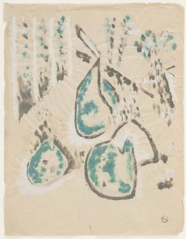 Mikhail LARIONOV — Still Life with Pears, middle of 1920’s, 1920